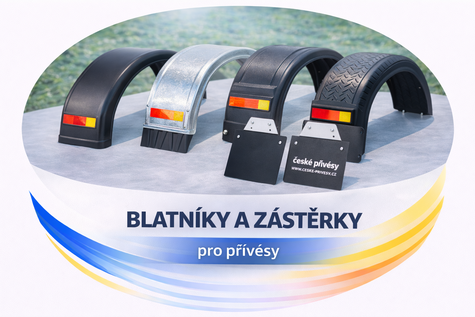 Blatníky a zástěrky pro přívěsy